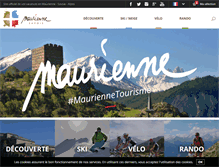 Tablet Screenshot of maurienne-tourisme.com